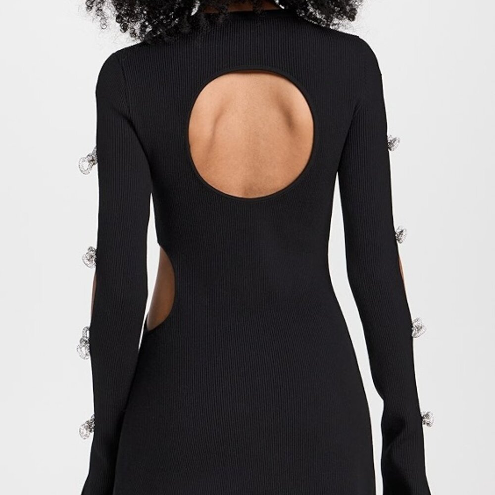 Mach & Mach Mach & Mach Bow Detailed Knitted Dres… - image 6